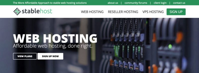 StableHost giảm giá 75%, hosting chỉ 0.99$/tháng