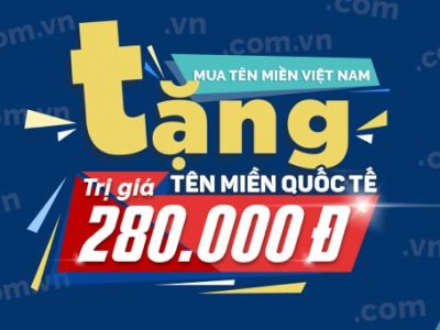 Mua tên miền Việt Nam – Tặng tên miền Quốc tế