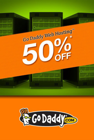 GoDaddy giảm giá 50% Web hosting