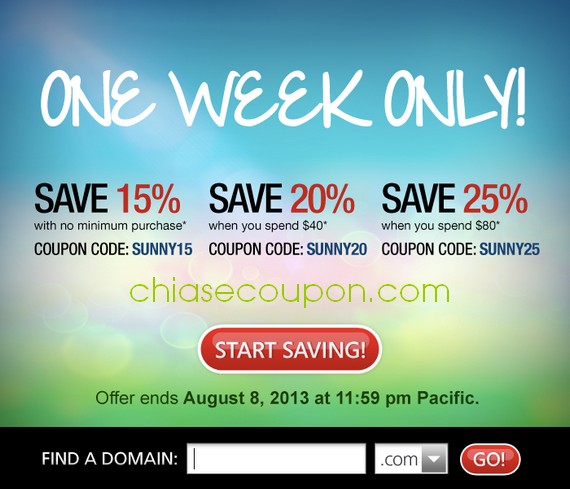domain.com one week only