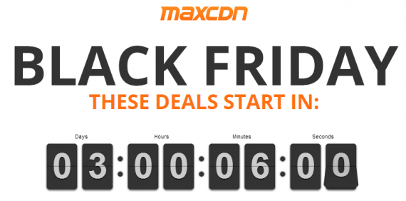 maxcdn black friday