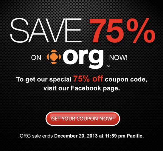 domain.com save 75 org domain