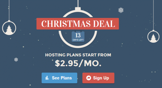 siteground christmas deal