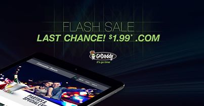 godaddy flash sale