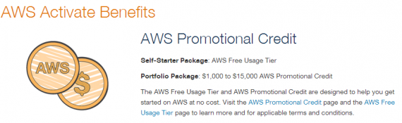 AWS Activate Benefits