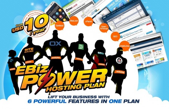 Ebiz power hosting plan chi 10 dollar nam