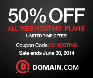Domain.com giam gia 50 hosting thang 6