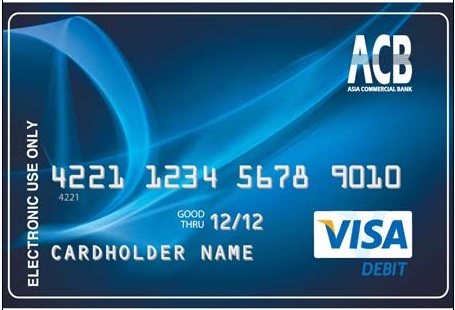 ACB Debit visa