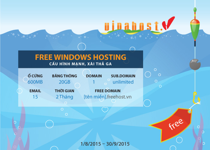 VinaHost Free Windows Hosting