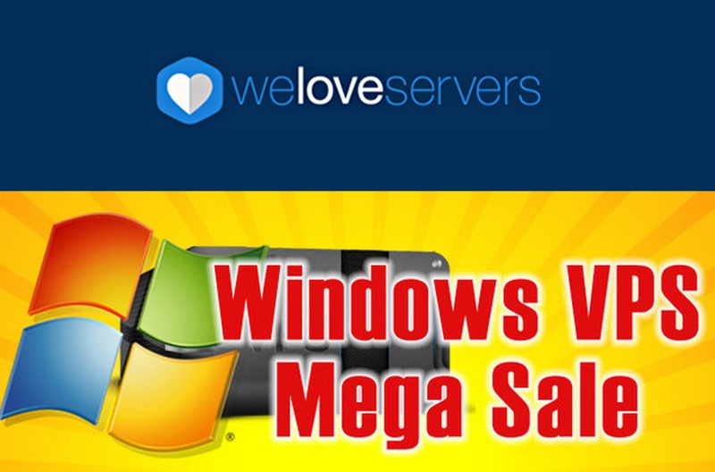 WeLoveServers Windows VPS Sale