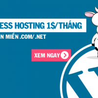 GoDaddy khuyến mại WordPress Hosting 12$/năm + Free Domain