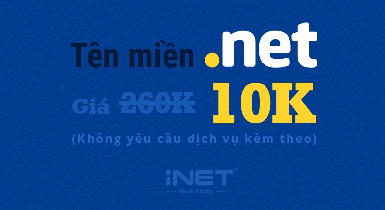 iNET Ten mien .NET 10k