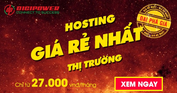 Hosting Gia Re Nhat Digipower