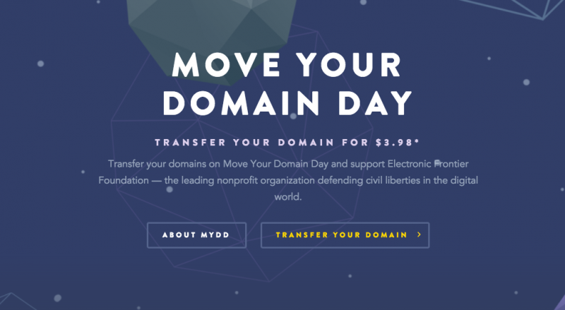 Move Your Domain Day 2016, Namecheap giảm giá Transfer tên miền chỉ còn 3.98$