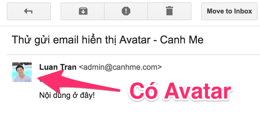 Email co Avatar