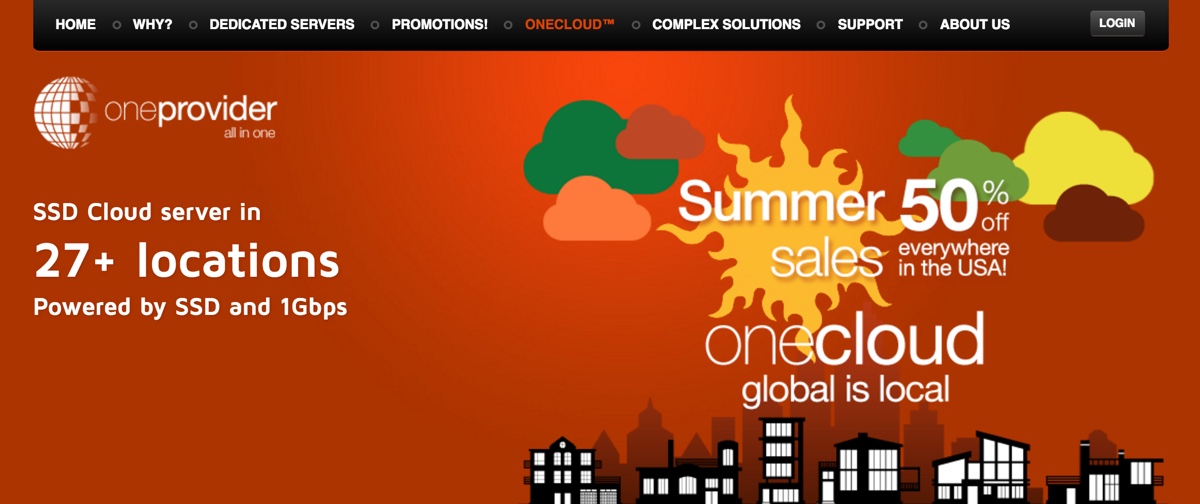 OneProvider Summer Sale