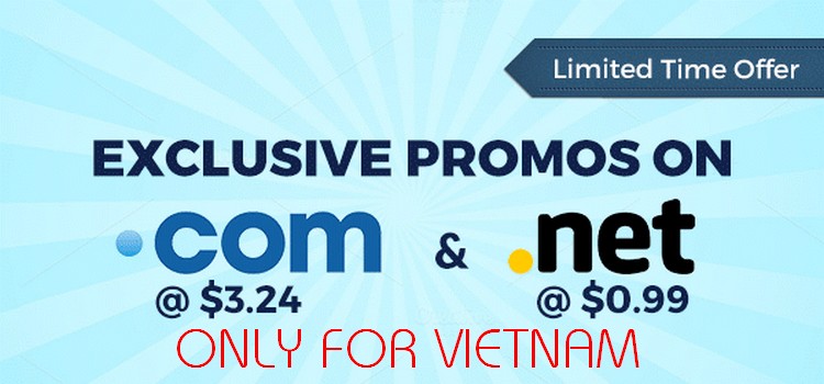 Whois.com giảm giá sốc tên miền .NET chỉ 0.99$, dành riêng cho Việt Nam!