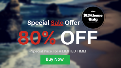 ThemeForest giảm tới hơn 80% rất nhiều Theme hot