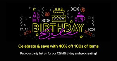 Tiếp tục chương trình mừng sinh nhật, Envato giảm 40% rất nhiều item HOT