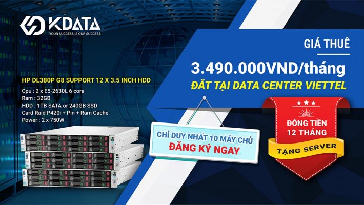 [QC] KDATA tặng 10 Server HP cho khách hàng - Đừng bỏ lỡ » Canh Me