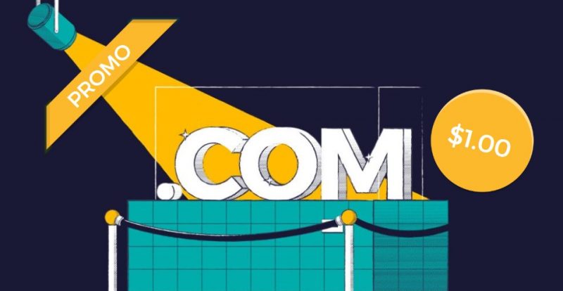 Khuyến mại HOT – Tên miền .COM chỉ 1$. Đăng ký ngay!