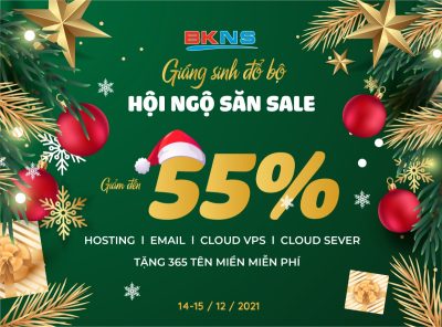 [QC] Mừng Giáng sinh – Rinh ưu đãi: BKNS siêu sale 55%