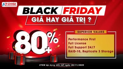 Black Friday – AZDIGI khuyến mại 7 ngày vàng săn deal 80%