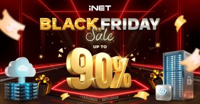 Black Friday – iNET tung deal sốc giảm tới 90%