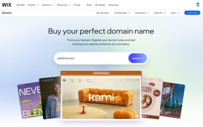 Wix giảm giá 50% đăng ký Tên miền – .COM chỉ từ 3.95$, .NET chỉ 5.95$